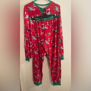 Men’s Wondershop Red Dinosaur Pajama Set size L